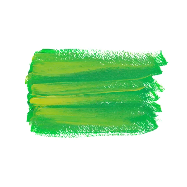 Tache acrylique verte — Image vectorielle