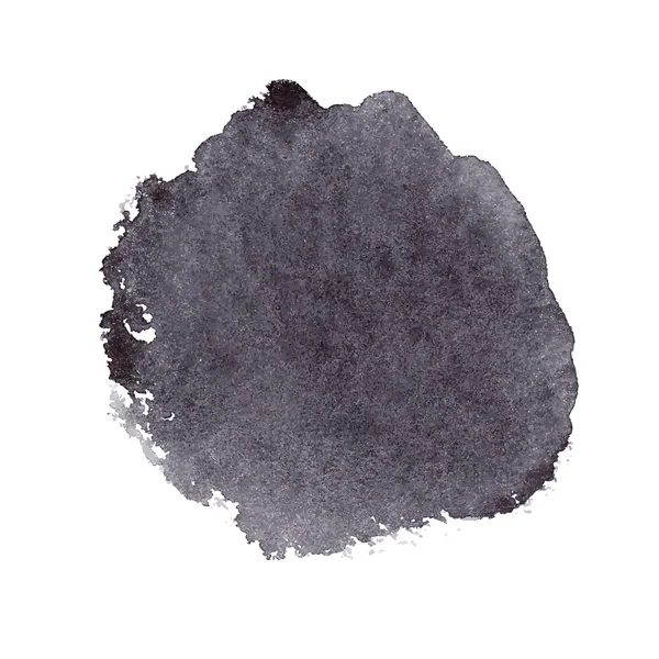 Tache aquarelle noire — Image vectorielle