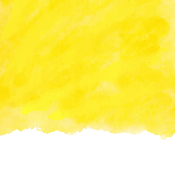 Fundo aquarela amarelo — Vetor de Stock