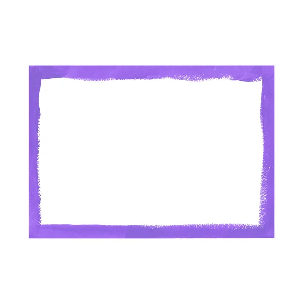 Lilac grunge frame — Stock Vector