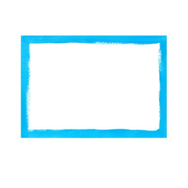 Parlak mavi grunge çerçeve