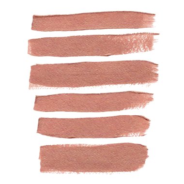 Bronz mürekkep vektör fırça darbeleri