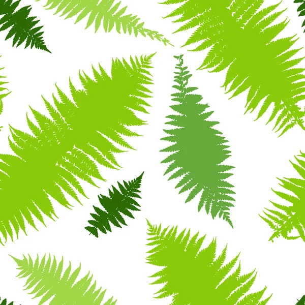 Fern naadloze patroon — Stockvector