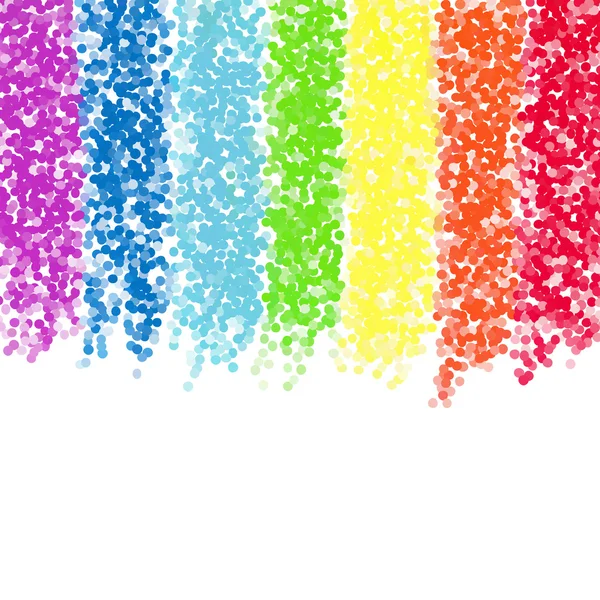Rainbow tečka pozadí — Stockový vektor