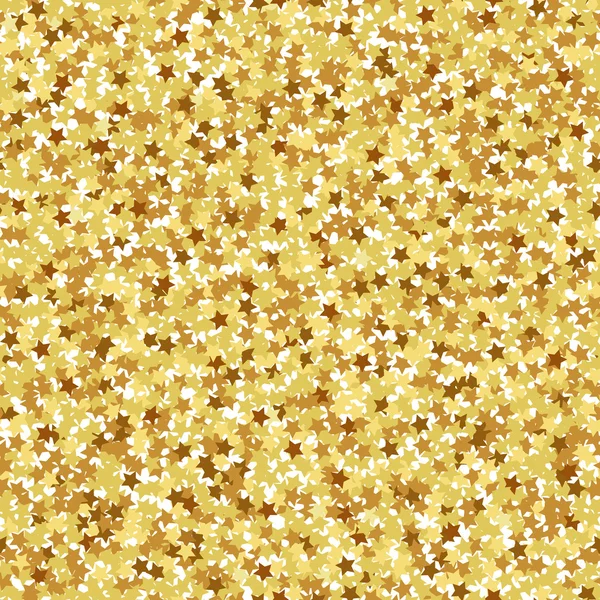 Arany csillag varrat nélküli mintát — Stock Vector