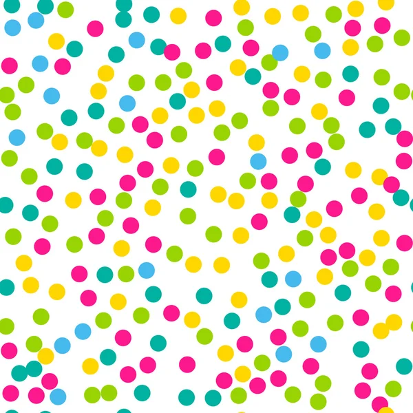 Confetti seamless pattern. Bright colors. — Stock Vector