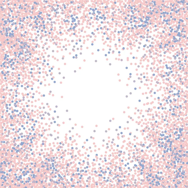 Explosión de baquetas de Confetti. Cuartos de rosa y colores serenidad. Ilustración vectorial . — Archivo Imágenes Vectoriales