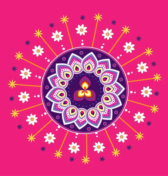 Patroon mandala — Stockvector