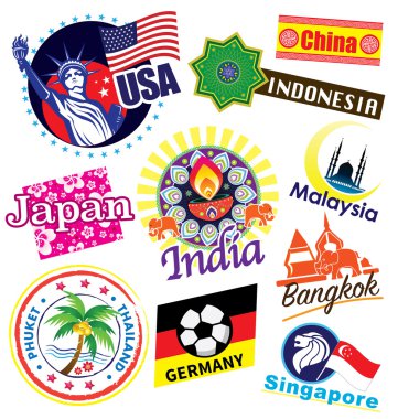 Dünya ülke Icon set
