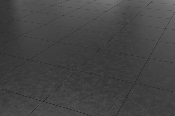 Темно-серая плитка на полу — стоковое фото