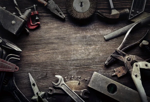 Grungy old tools — Stock Photo, Image