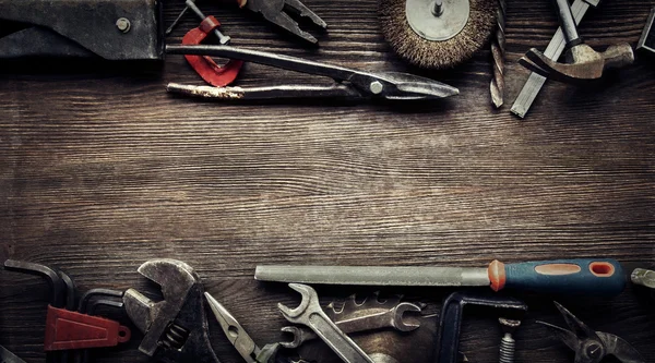 Grungy oude tools — Stockfoto