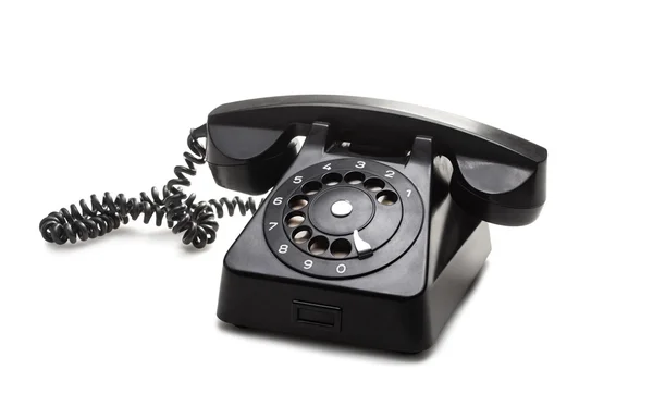 Old phone on white background — Stock Photo, Image