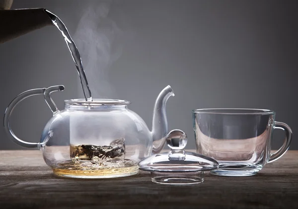 Poured from a teapot — Stock Photo, Image