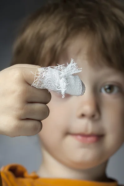 Wunde, Fokus auf Finger — Stockfoto