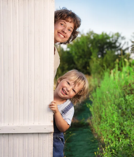 Freche Jungs — Stockfoto