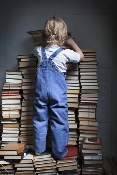 Děti a knihy — Stock fotografie
