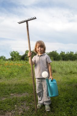 bir carrot ve sulama olabilir çocuk