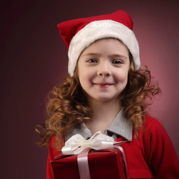 Caixa de presente de Natal Imagem De Stock