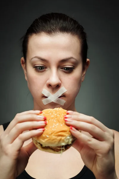 Dieta para niña —  Fotos de Stock