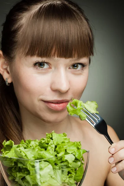 Healthy food for girl — Stock Photo, Image