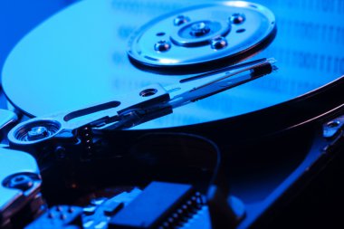 sabit disk mavi ışığı açın