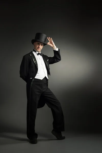 Tuxedo elegante man — Stockfoto