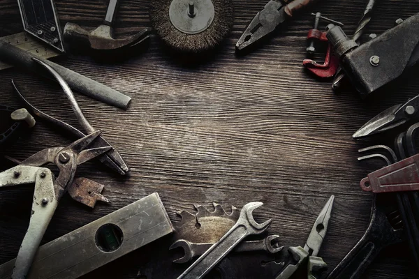 Grungy old tools — Stock Photo, Image