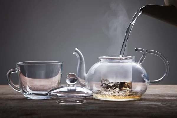 Poured from a teapot — Stock Photo, Image