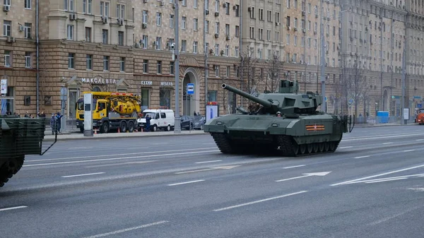 Moskau Russische Föderation 2021 Parade Militärischer Ausrüstung Zum Tag Des — Stockfoto