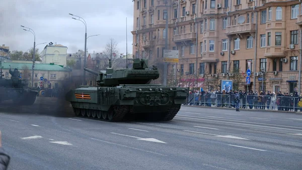 Moscú Federación Rusa 2021 Desfile Equipo Militar Dedicado Día Victoria —  Fotos de Stock