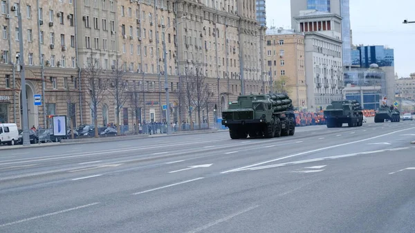 Moskva Ruská Federace 2021 Přehlídka Vojenského Vybavení Věnovaná Dni Vítězství — Stock fotografie