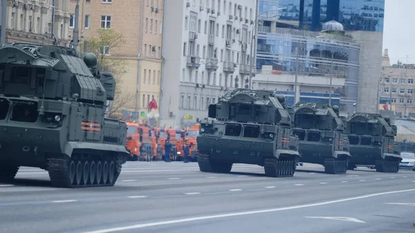 Москва Російська Федерація 2021 Парад Військової Техніки Присвячений Дню Перемоги — стокове фото