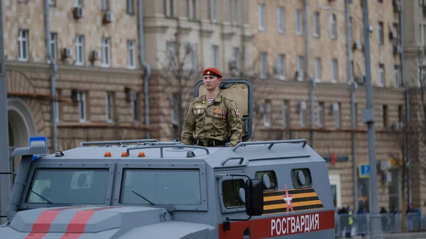 Moskau Russische Föderation 2021 Parade Militärischer Ausrüstung Zum Tag Des — Stockfoto