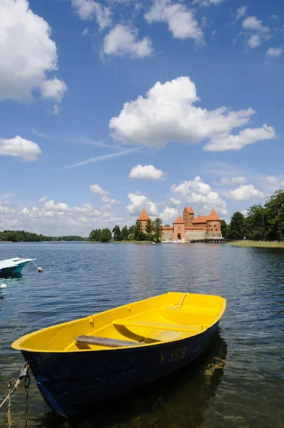 Замок Тракай, Литва, Европа — стоковое фото