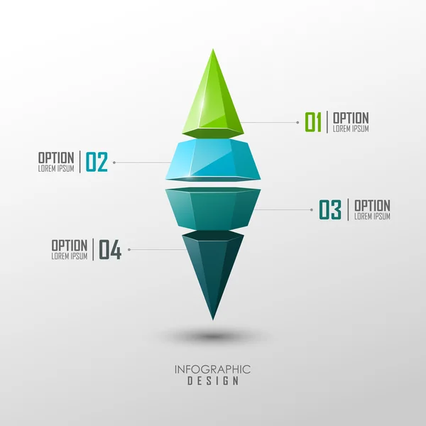 Sjabloon voor infographic of web design — Stockvector