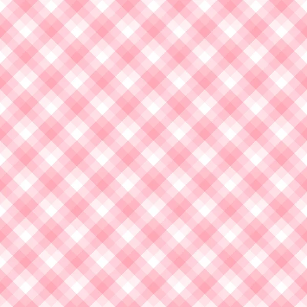 Checker pattern in hues on pink and white, seamless background — Stock Photo, Image