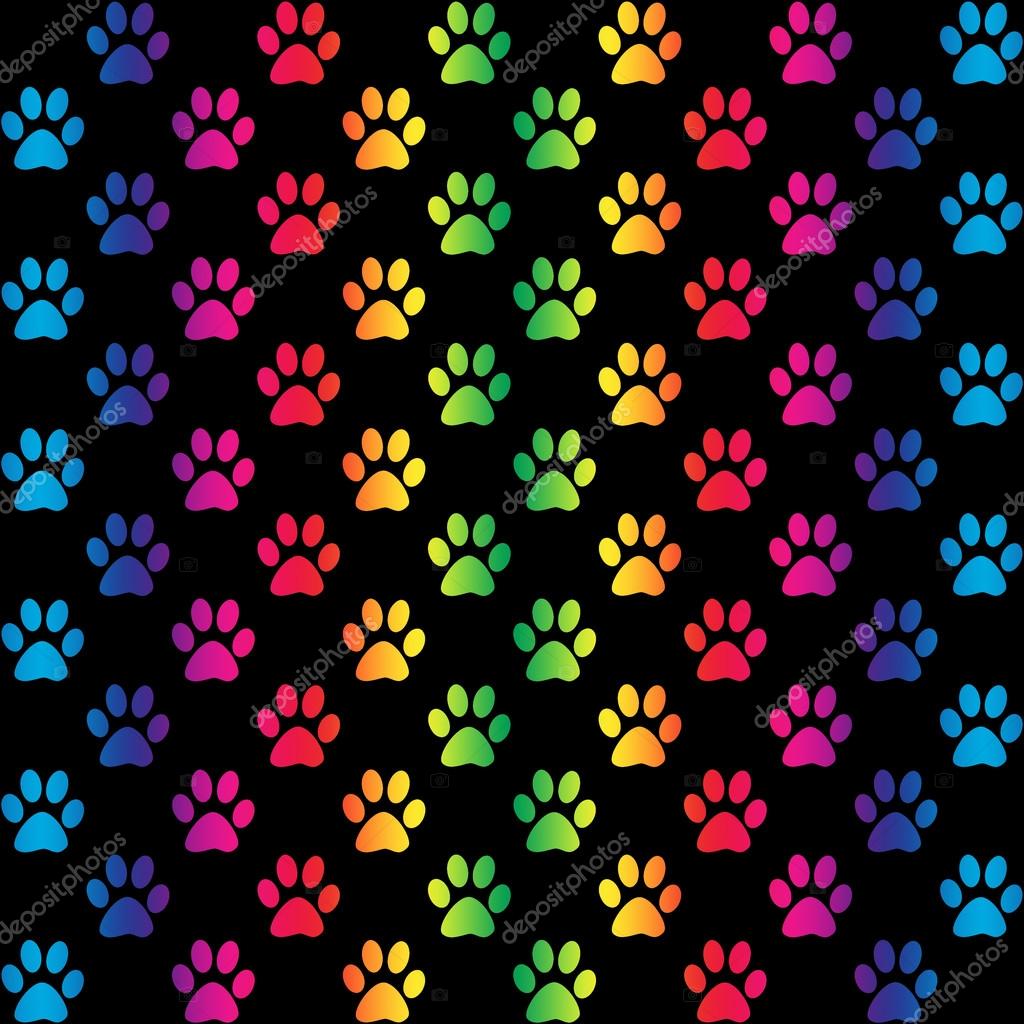 Dog Paw Fabric Wallpaper and Home Decor  Spoonflower