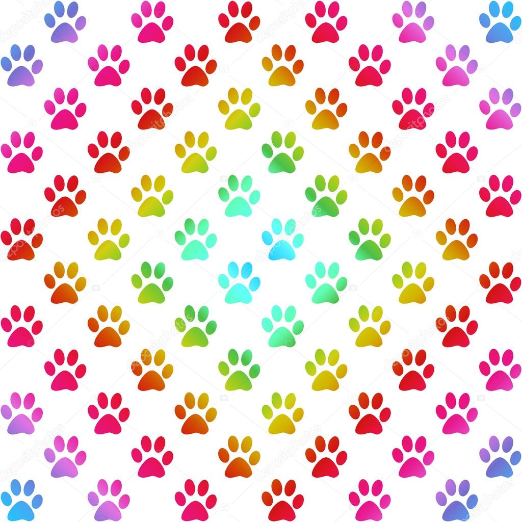 Paw Print Background Royalty Free SVG Cliparts Vectors And Stock  Illustration Image 37909346