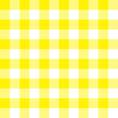 Kalın two-toned sarı ve beyaz kareli sorunsuz arka plan deseni
