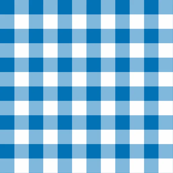 2 톤의 파란색과 흰색 원활한 체크 무늬 배경 — 스톡 사진