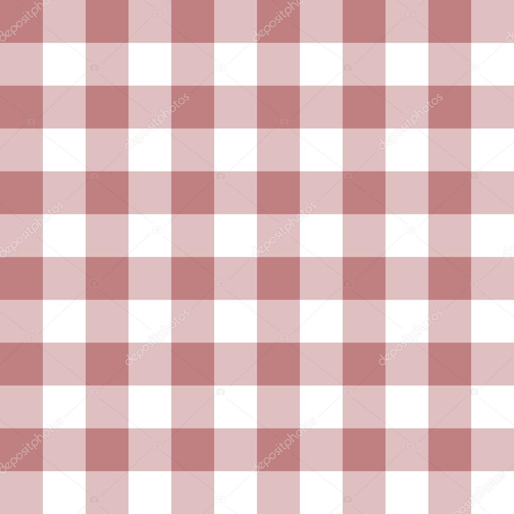 Checkered seamless pattern in old rose and white