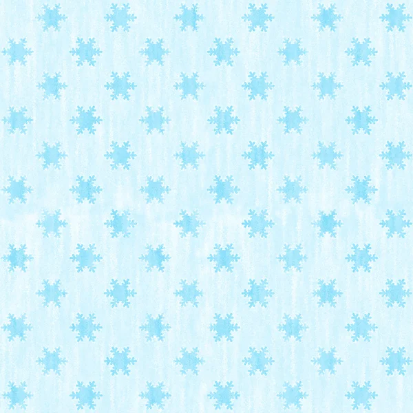 Patrón de copo de nieve retro en azul frío —  Fotos de Stock