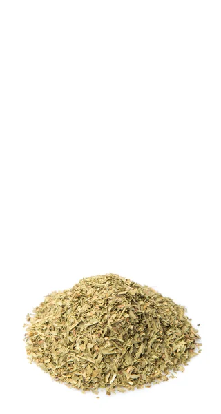 Dried Tarragon Herbs White Background — Stock Photo, Image