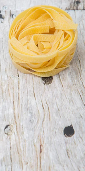 Dried Tagliatelle Pasta — Stock Photo, Image