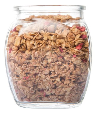 Kurutulmuş ahududu ile Mısır gevreği