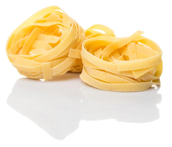 Pastas secas de Tagliatelle — Foto de Stock