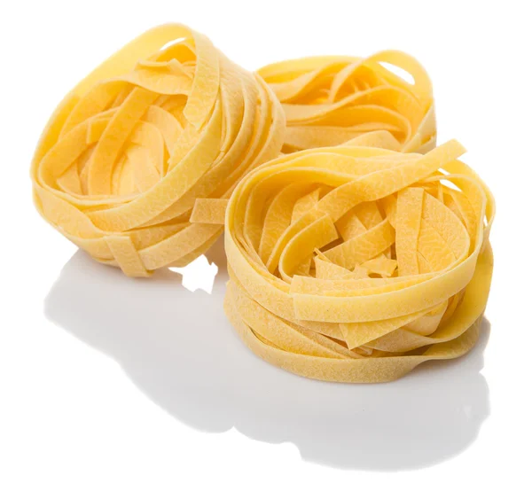 Tagliatelle secche Pasta — Foto Stock