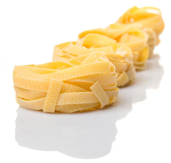 Dried Tagliatelle Pasta — Stock Photo, Image