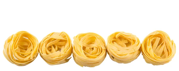 말린된 Tagliatelle 파스타 — 스톡 사진